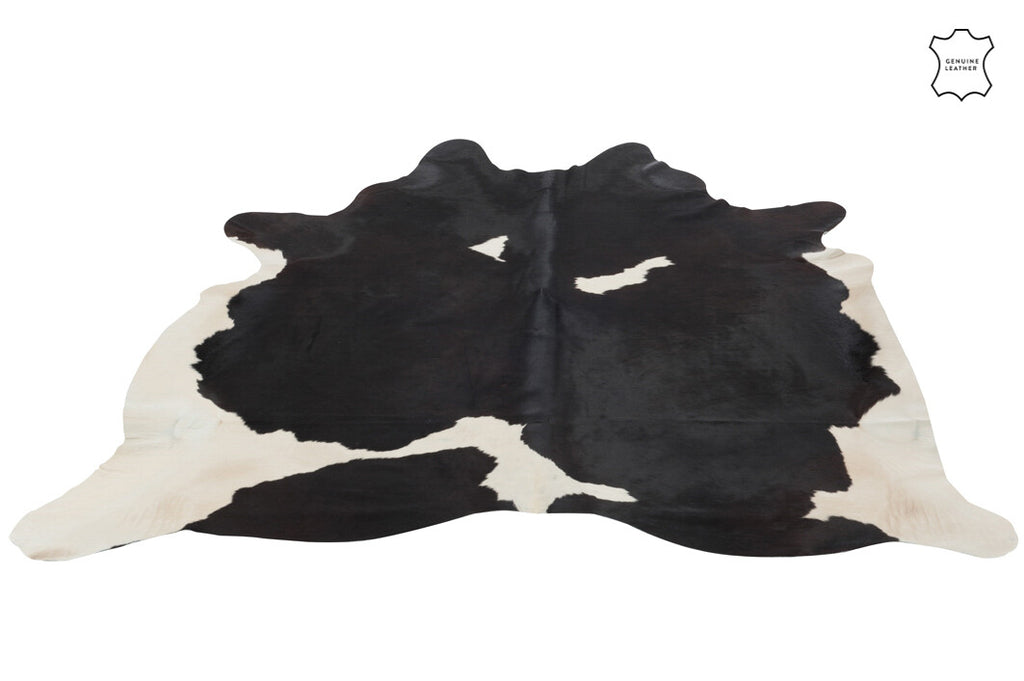 Koeienhuid leer Zwart/Wit 3-4m² - J-LINE