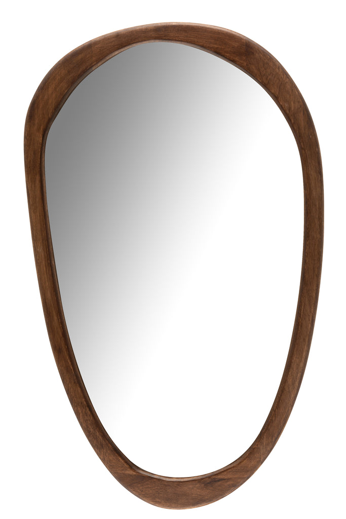 Miroir en bois de manguier marron foncé L - J-LINE