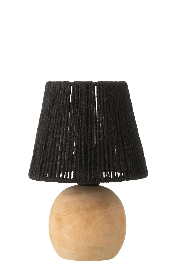 Lampe de table Bois/Métal Noir - J-LINE