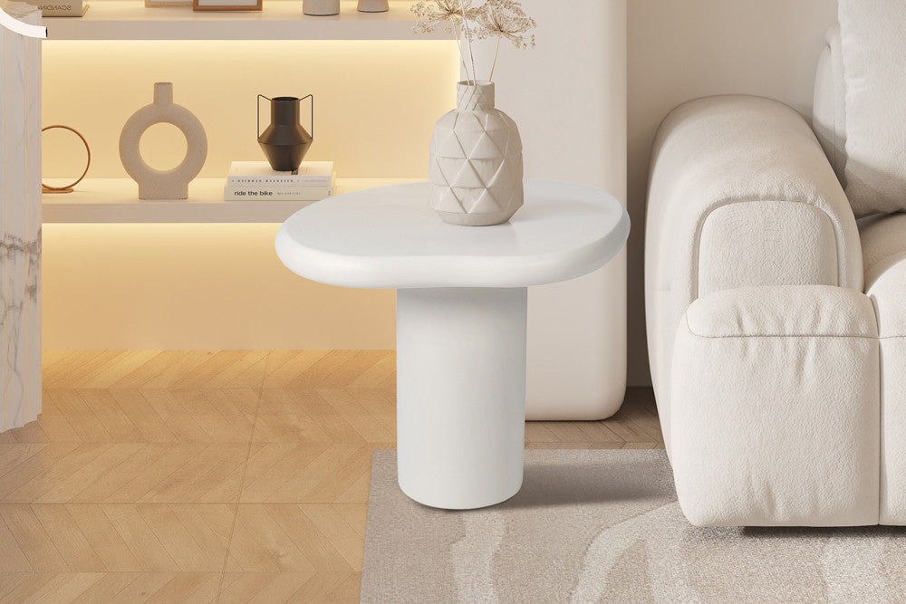 Salontafel 'Tavira' 58 cm Cement Wit - RS