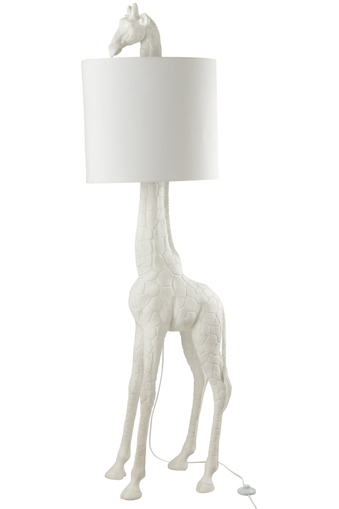 Lampe Girafe Poly Blanc - J-LINE