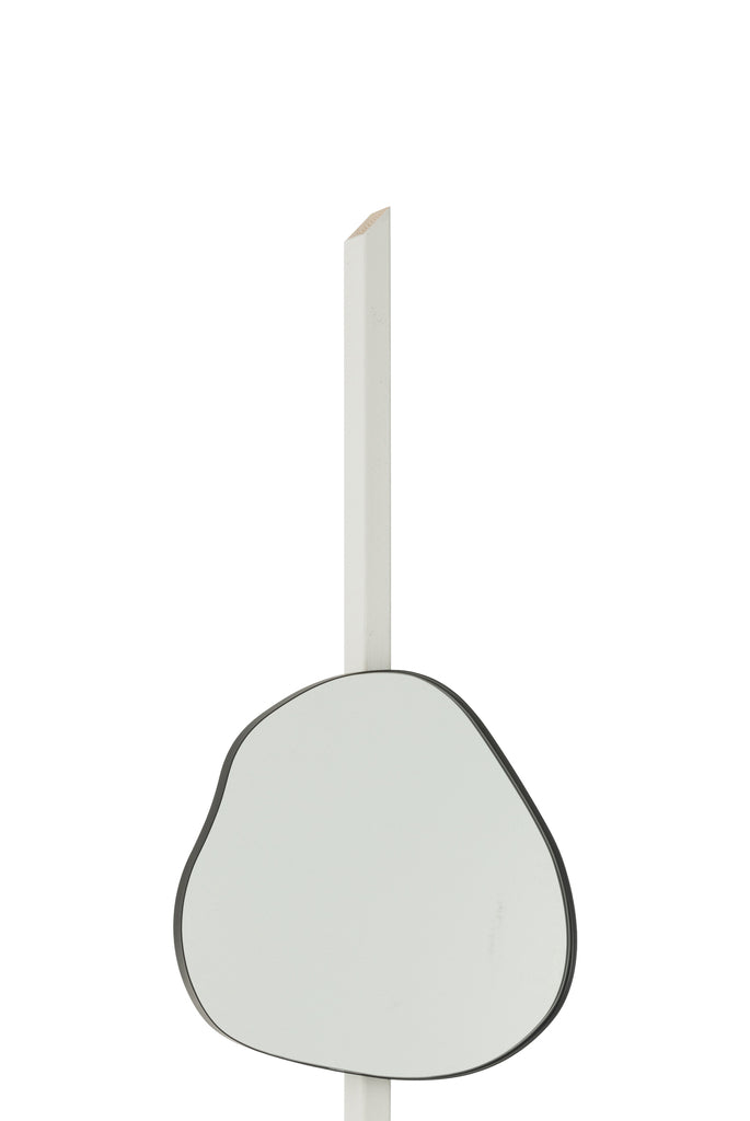 Miroir Extrema en fer noir M - J-LINE