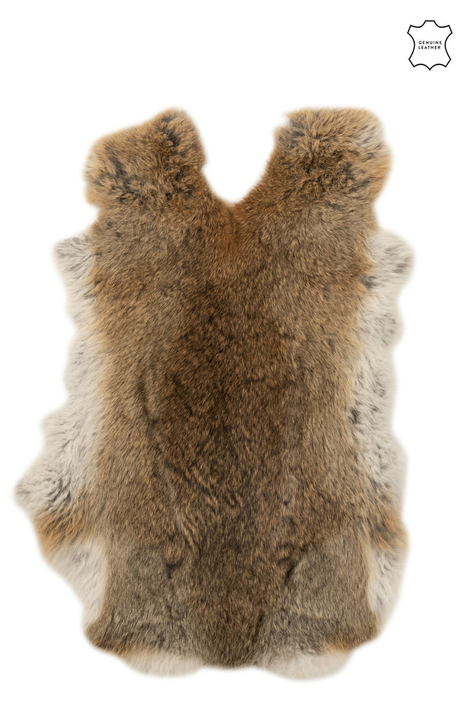 Fourrure de lapin Gris-Brun - J-LINE
