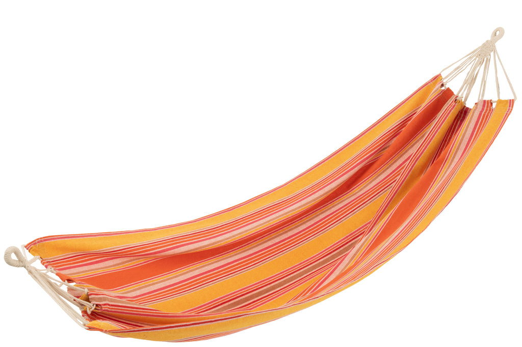 Hangmat Strepen oranje/mix- J-LINE