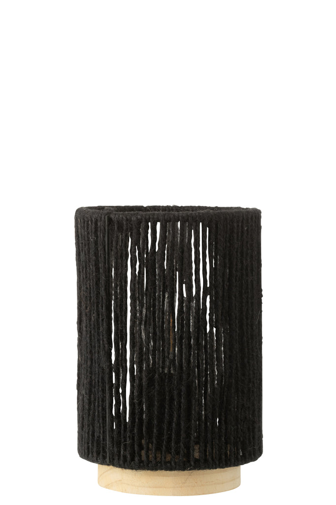 Lampe de table métal/coton L - J-LINE