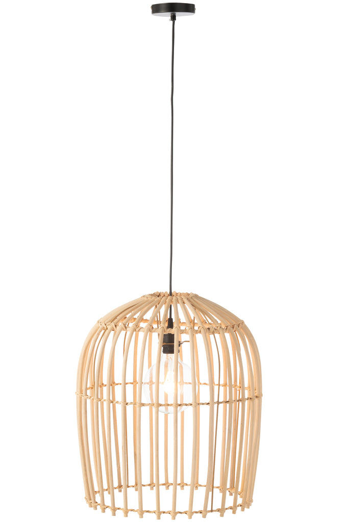 Hanglamp van natuurlijk rotan - J-LINE