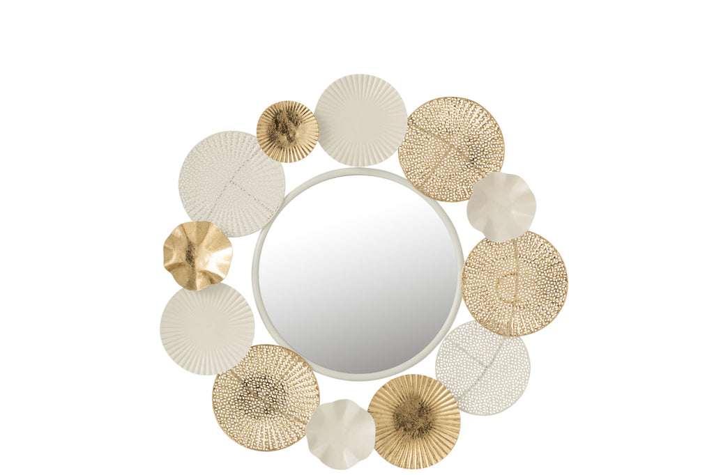 Miroir rond en métal - J-LINE