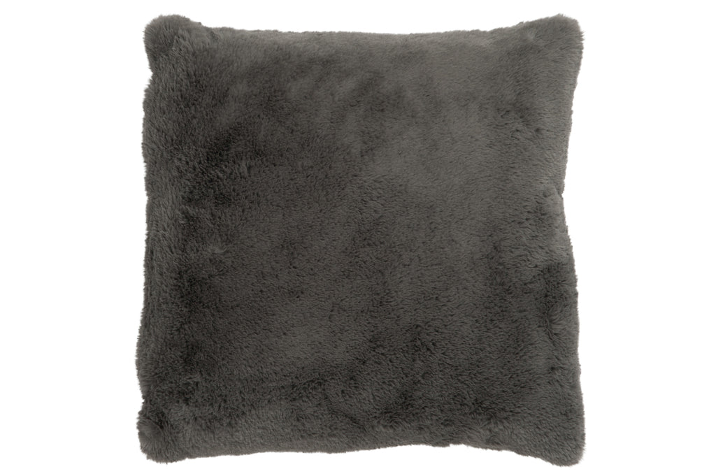 Kussen Cutie Polyester Donkergrijs - J-LINE