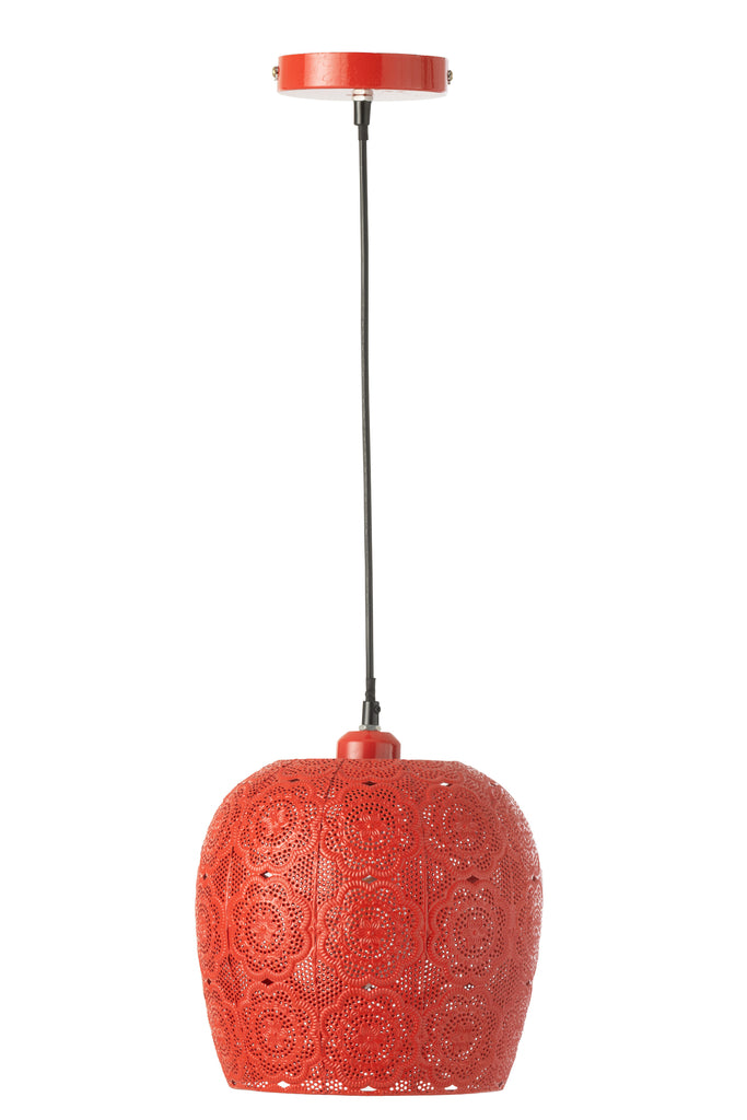 Hanglamp Metaal Rood - J-LINE