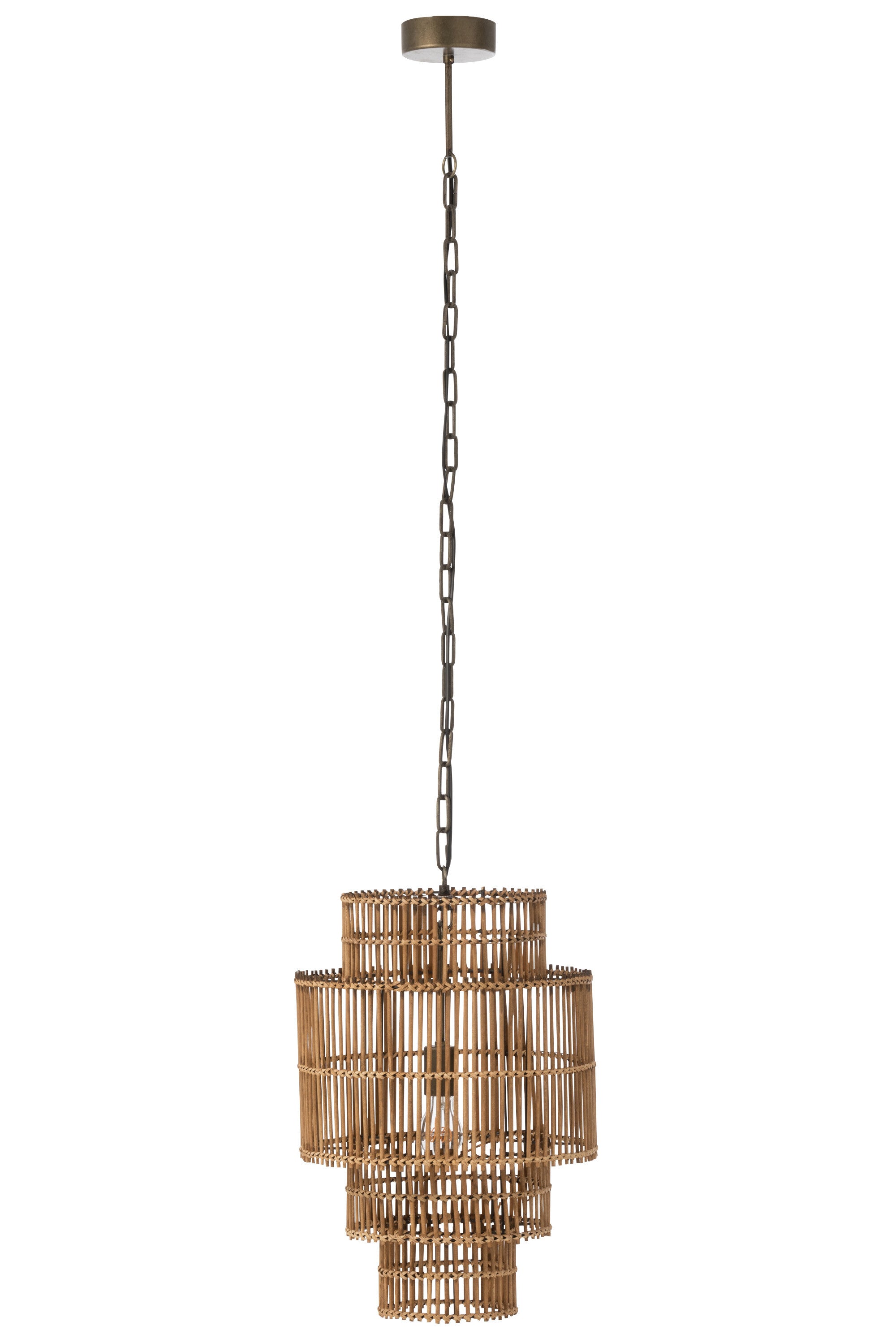 Hanglamp 4 Lagen bamboe - J-LINE