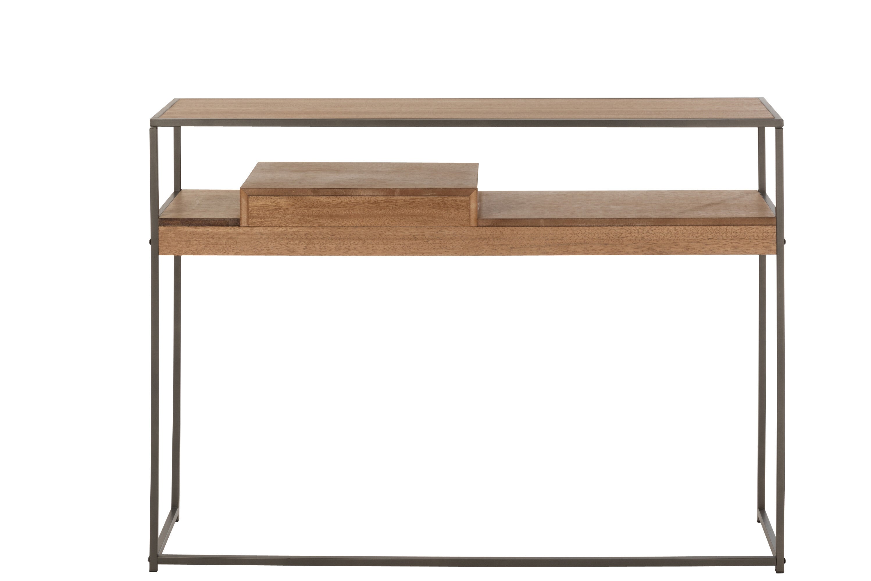 Wandtafel 1 lade Hout/Metaal Natuurlijk - J-LINE