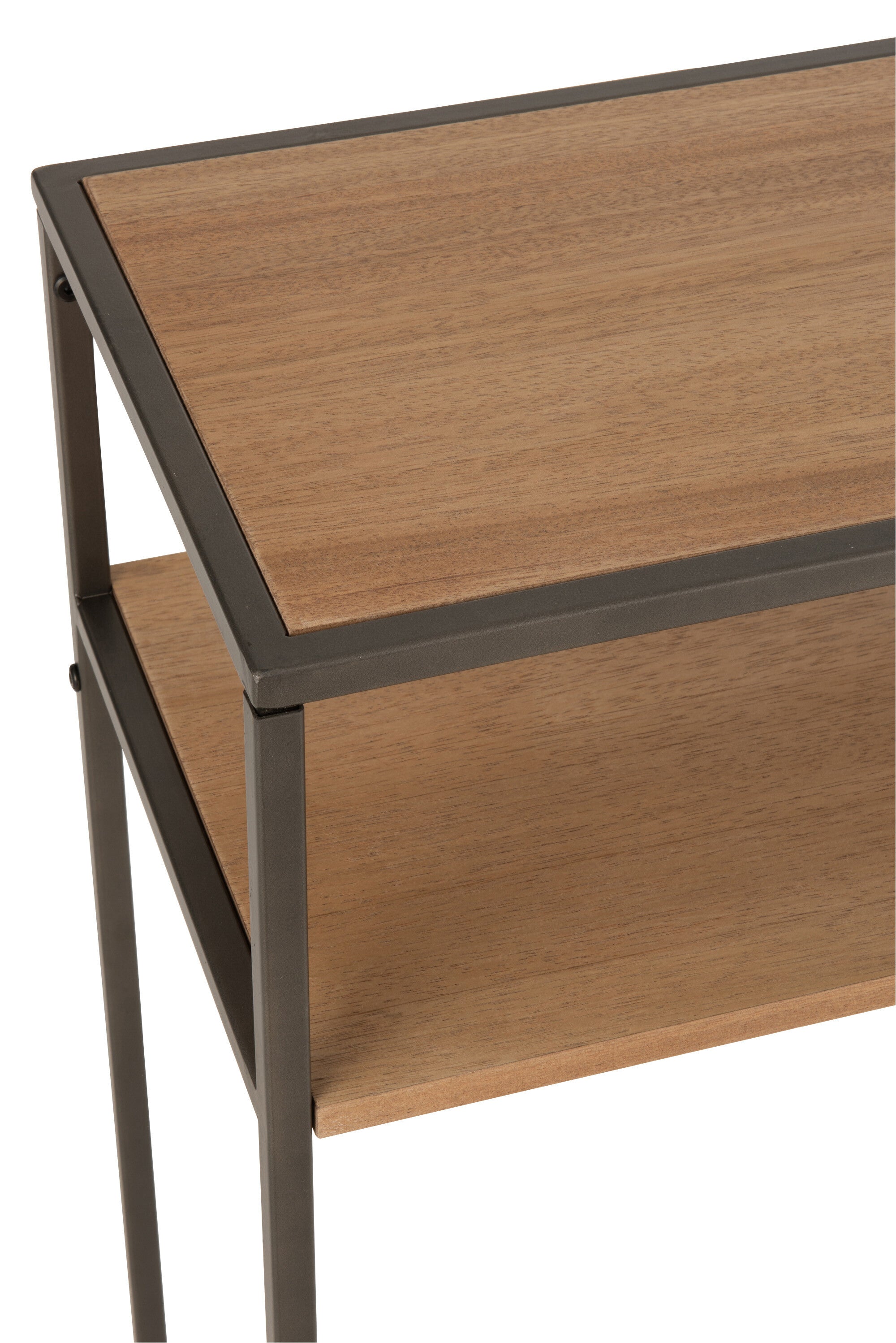 Wandtafel 1 lade Hout/Metaal Natuurlijk - J-LINE