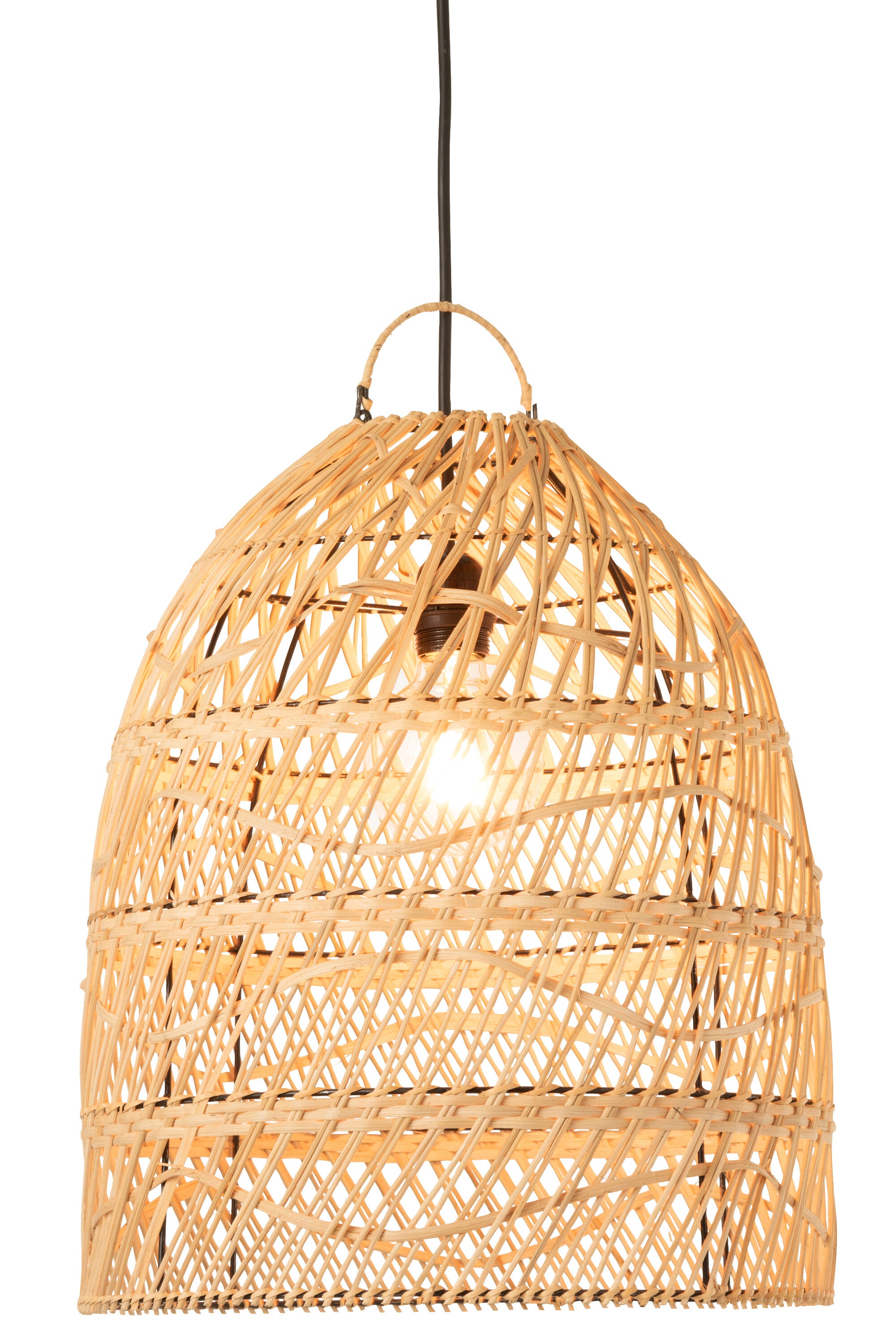 Abat-jour Waves en rotin naturel - J-LINE