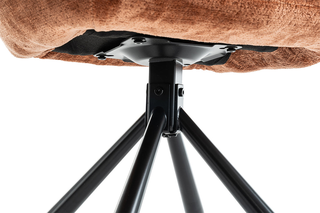Stoel 'Dante' Fabric Rust RS
