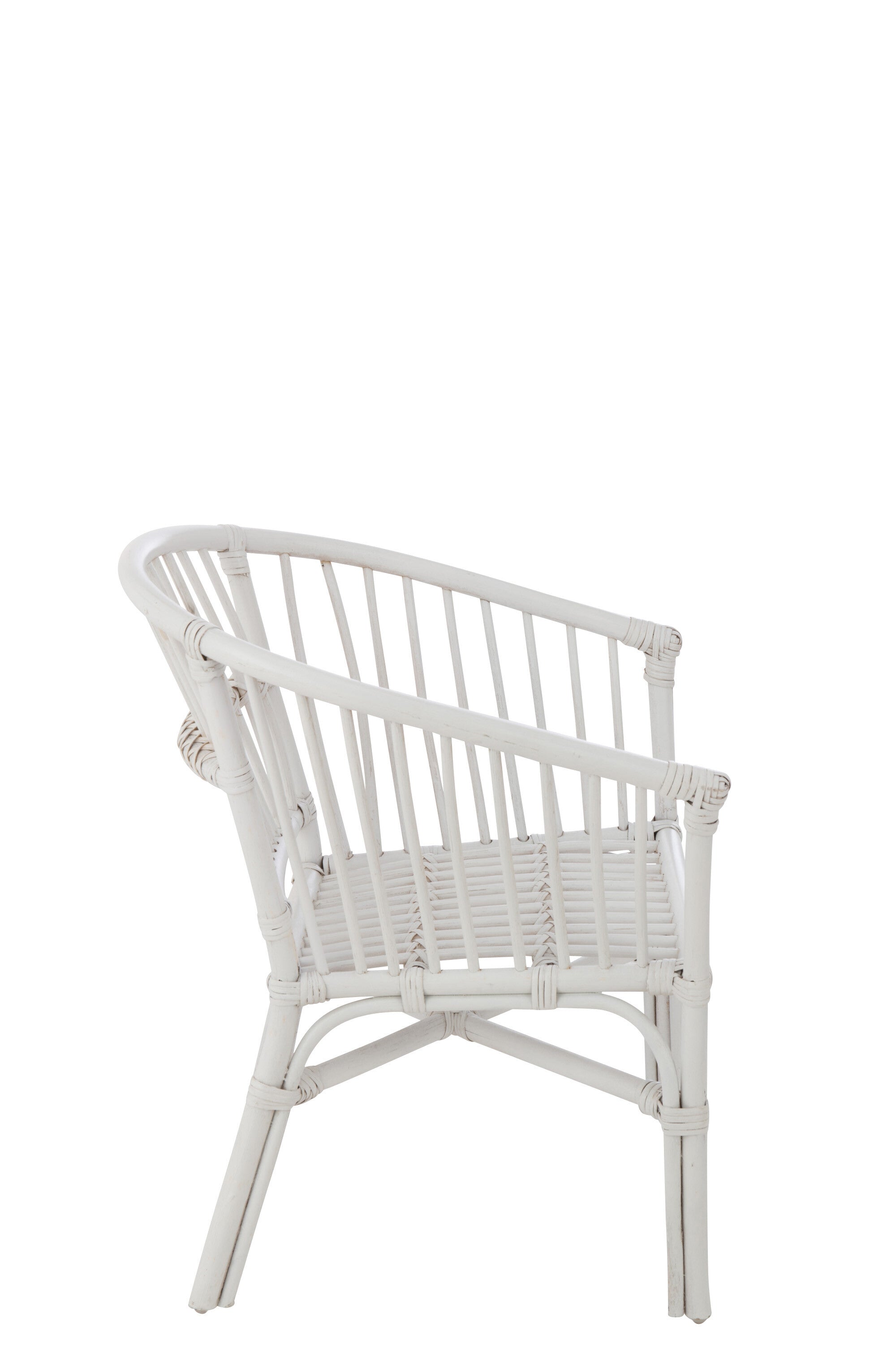 Kinderstoel Filou Rotan Wit - J-LINE