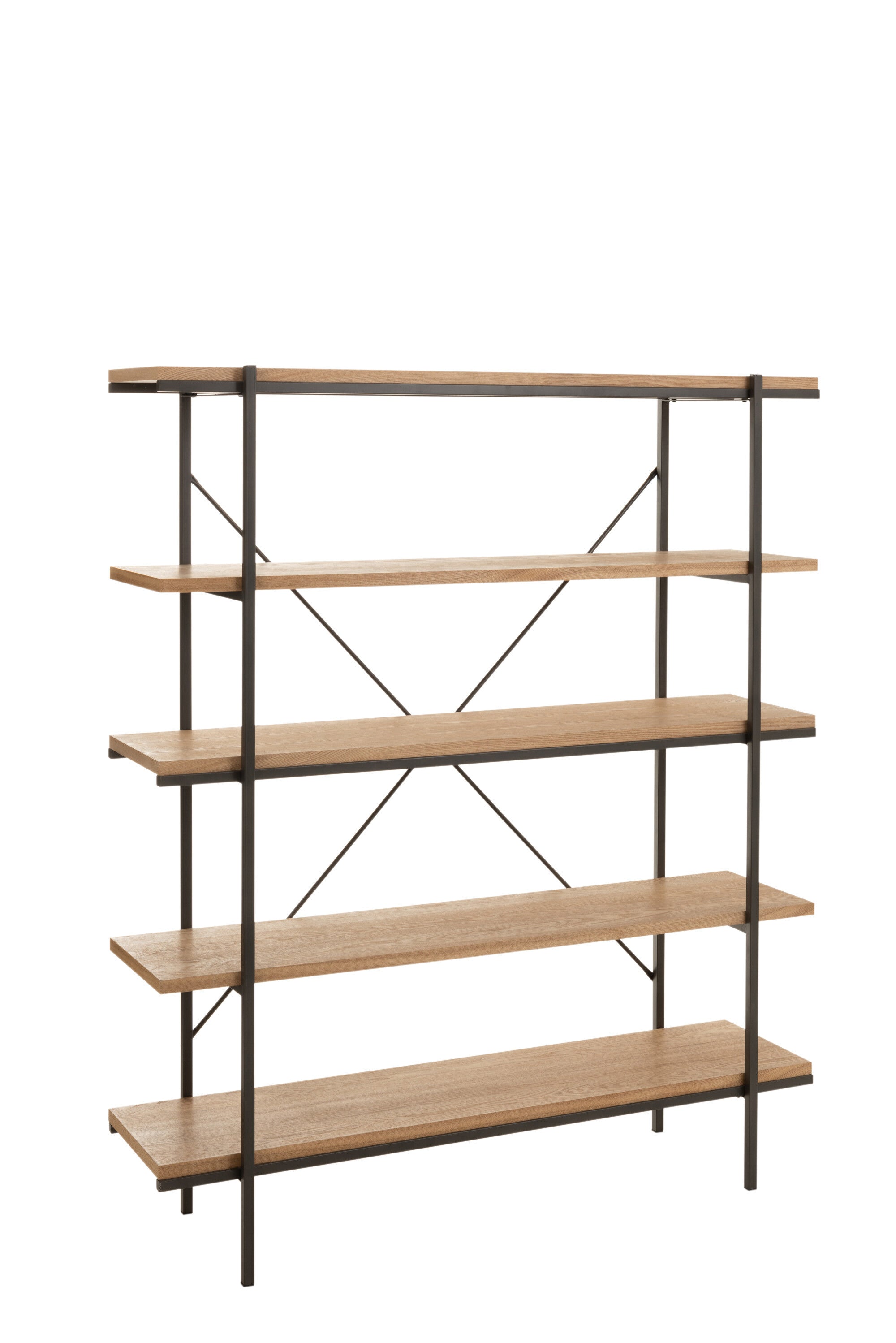 Étagère 5 étagères Bois/Métal J-LINE