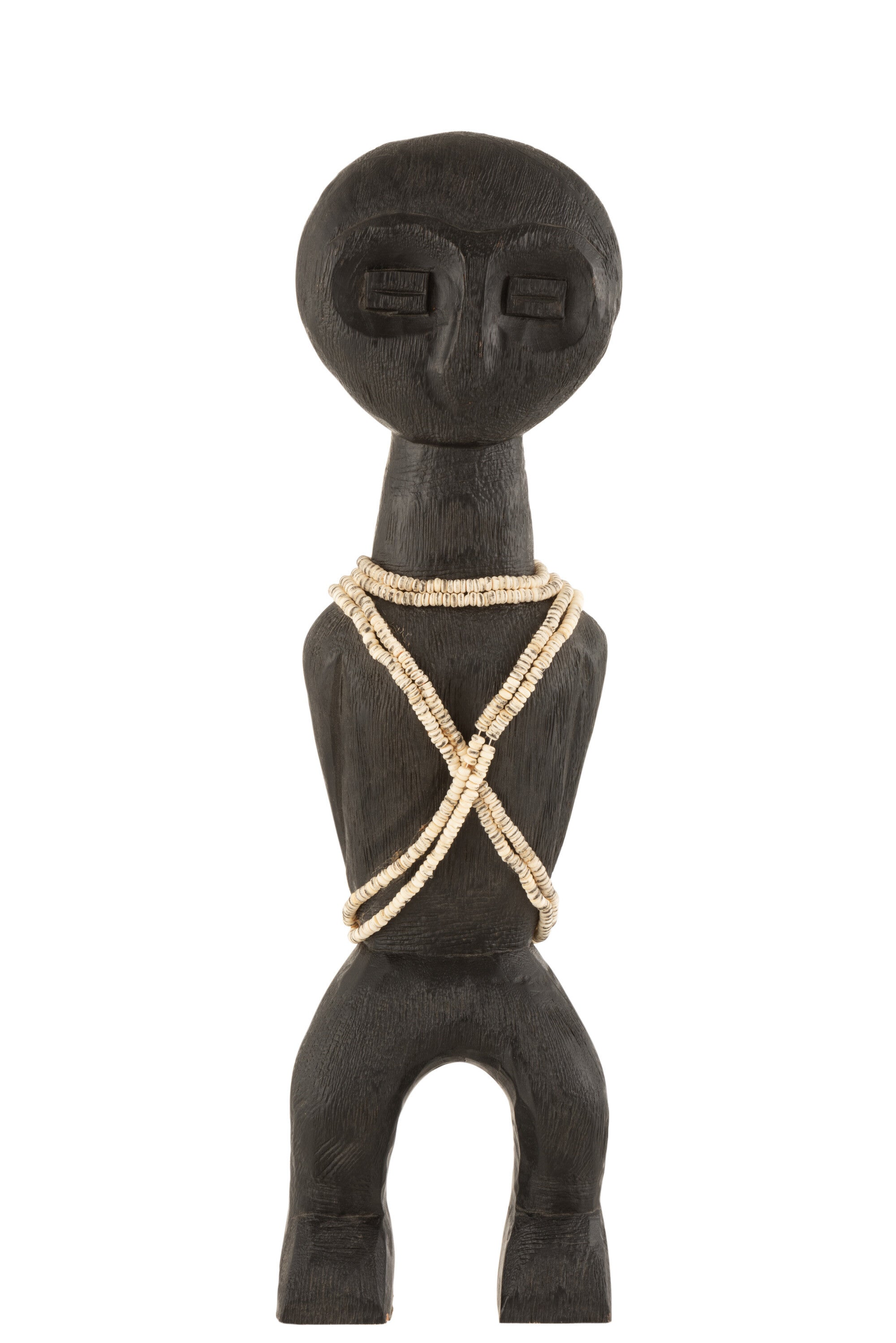 Figurine Takwimu en bois de manguier noir L - J-LINE