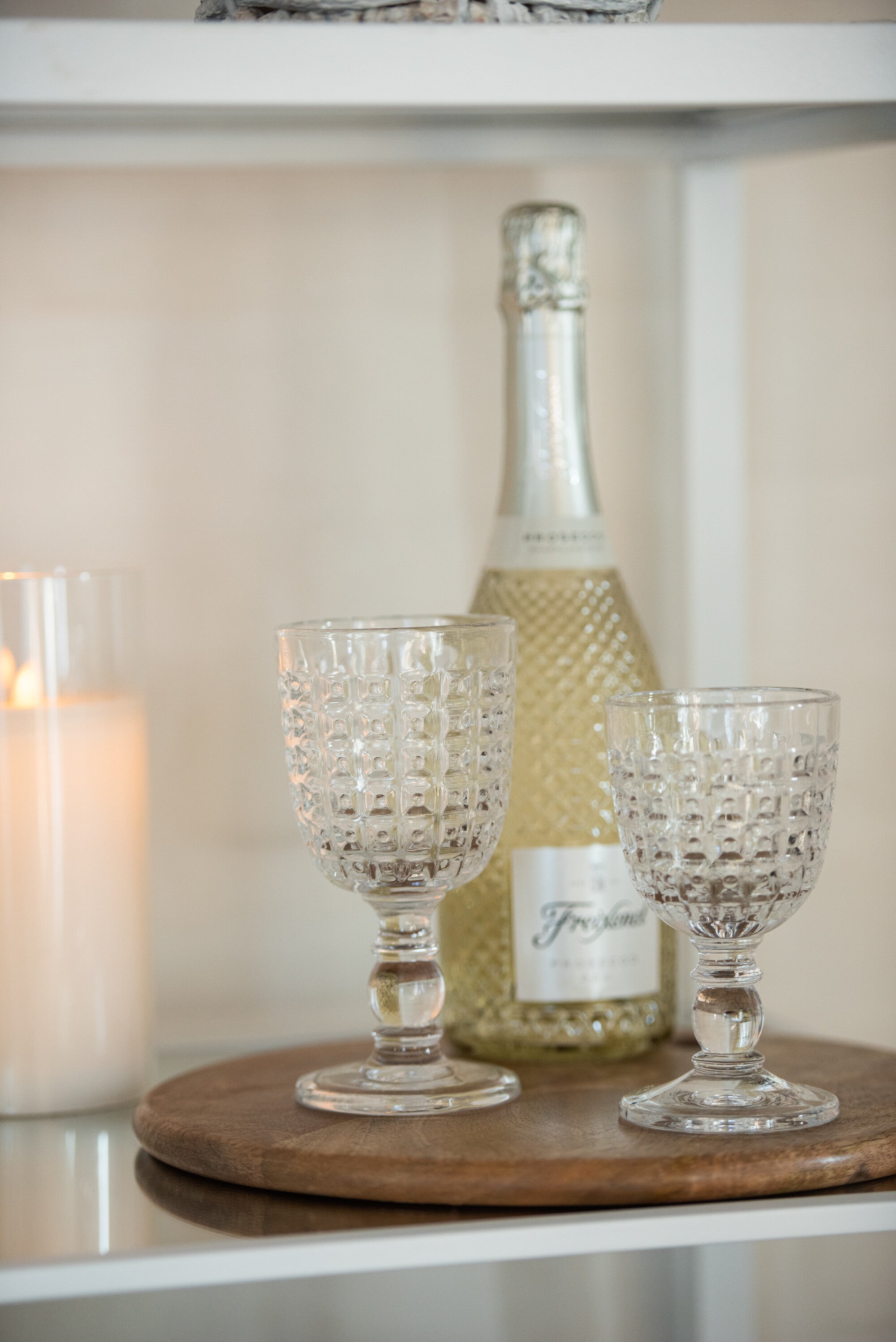 Snijplank rond mangohout natuurlijk - J-LINE