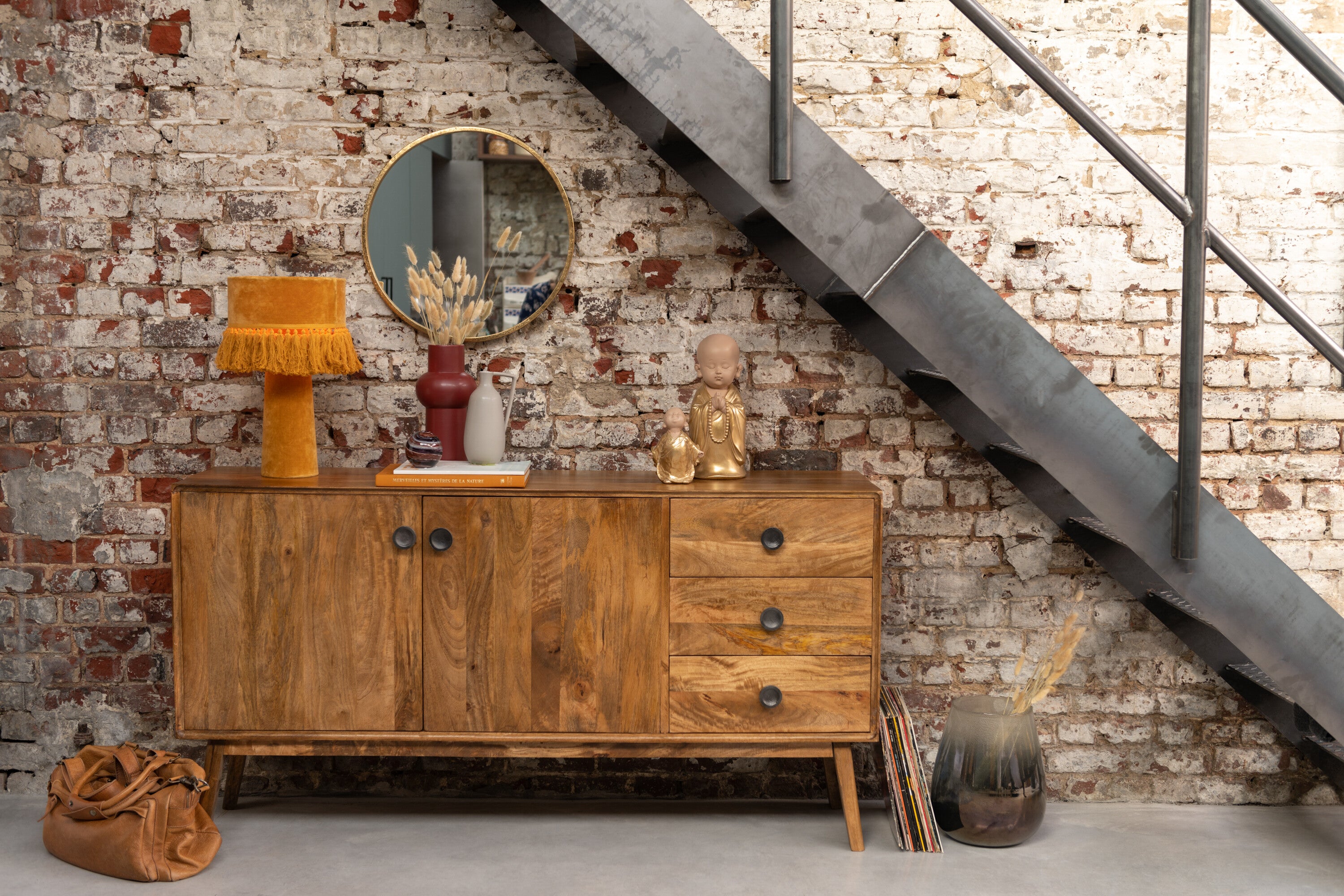 Spiegel Mona ijzer M - J-LINE