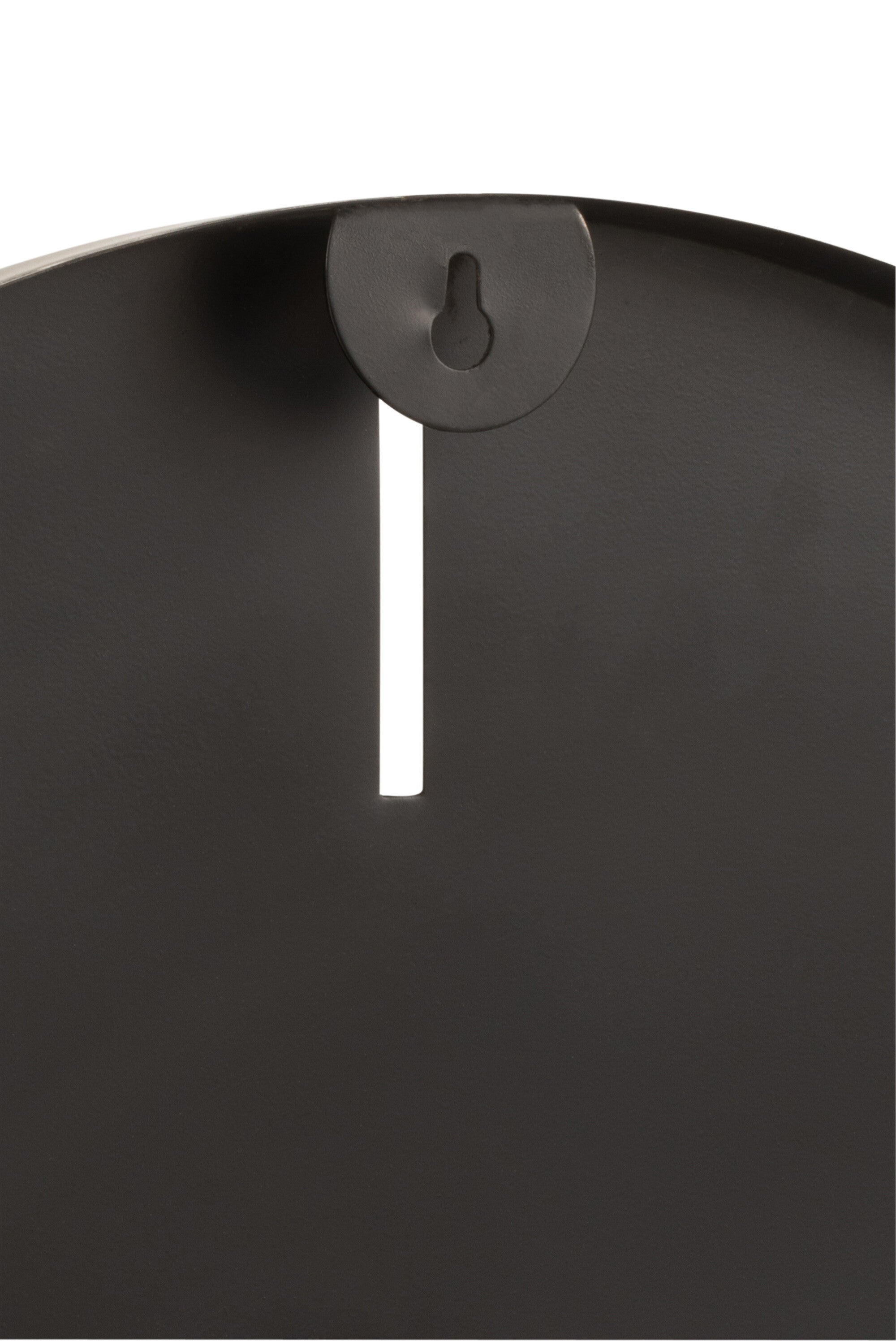 Klok Ronde Metaal Donkergrijs S - J-LINE