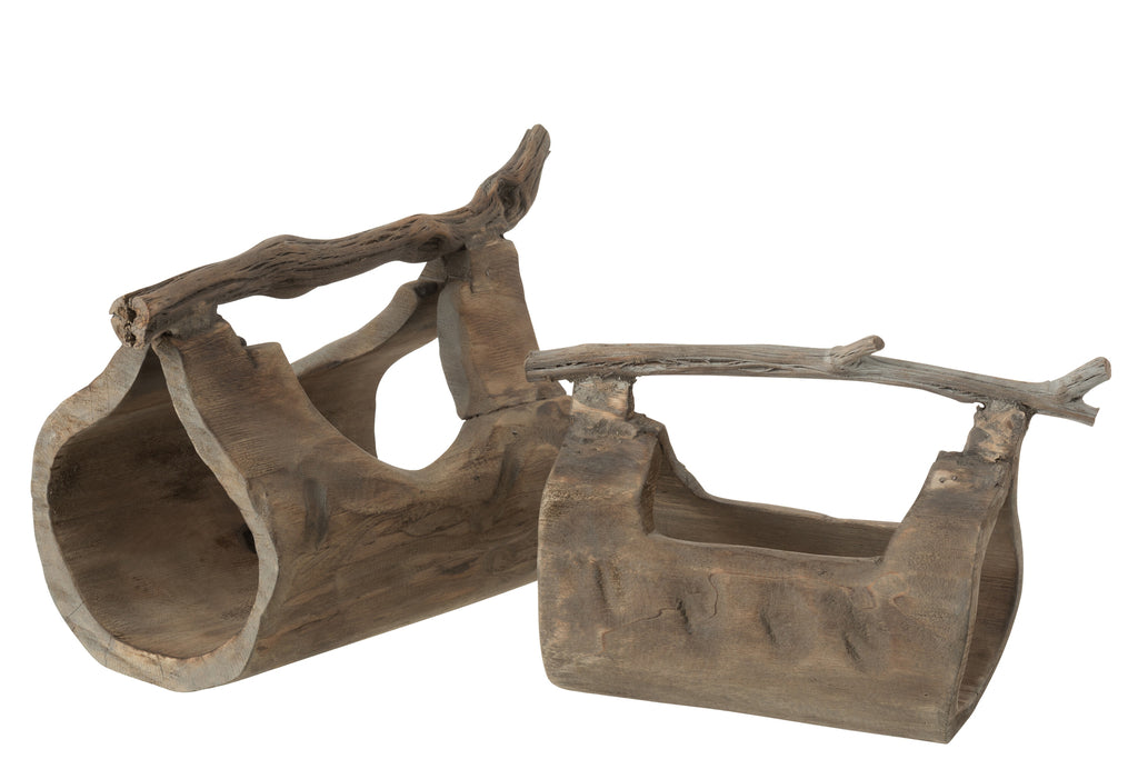 Decoratieve boomstronk met handvat L - J-LINE