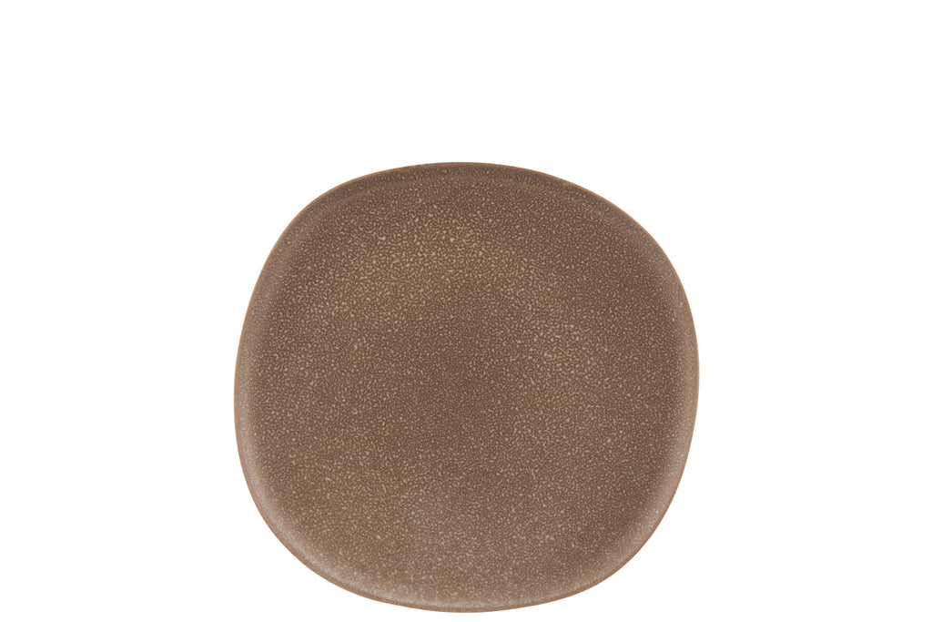 Bord Louise Keramiek Cognac M - J-LINE