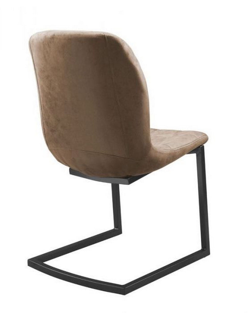 Stoel Savannah zwart - Stof Soft Cognac - RVD