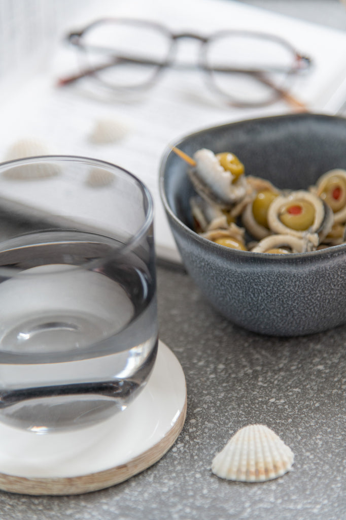 Kom Louise Keramiek Grijs S - J-LINE