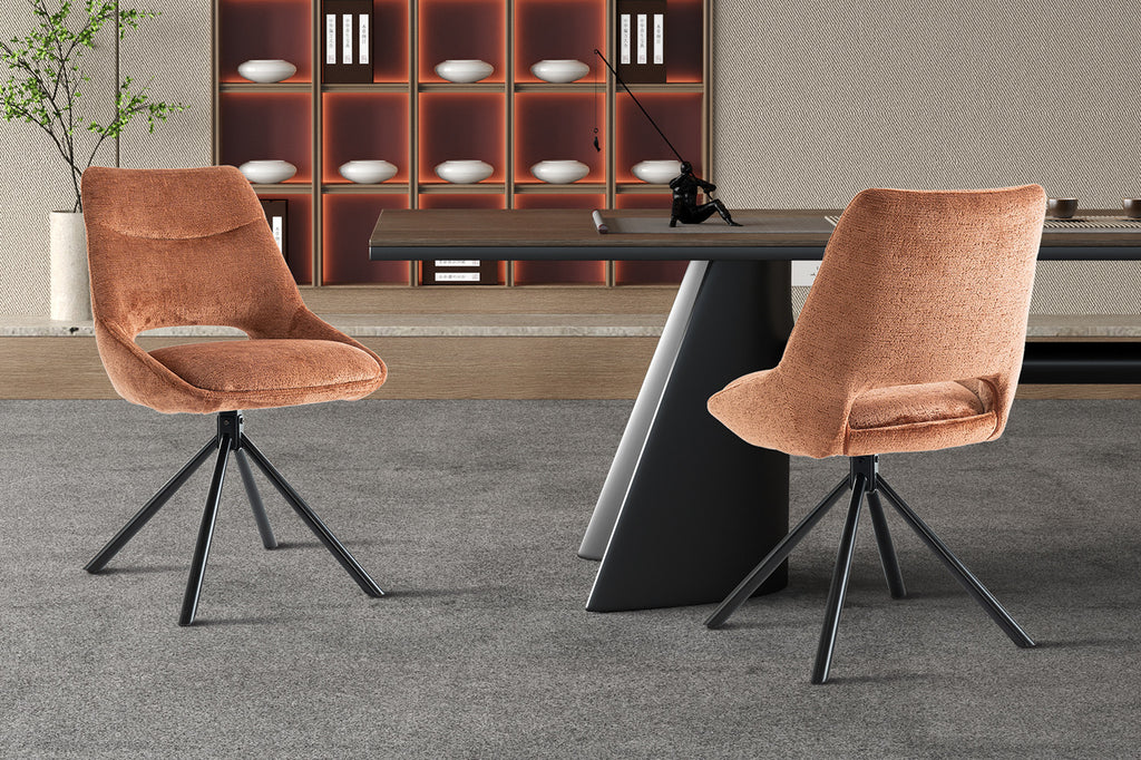 Stoel 'Dante' Fabric Rust RS