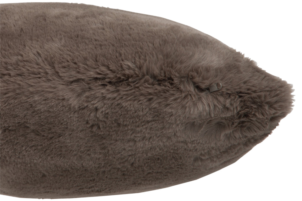 Kussen Cutie Polyester Taupe - J-LINE
