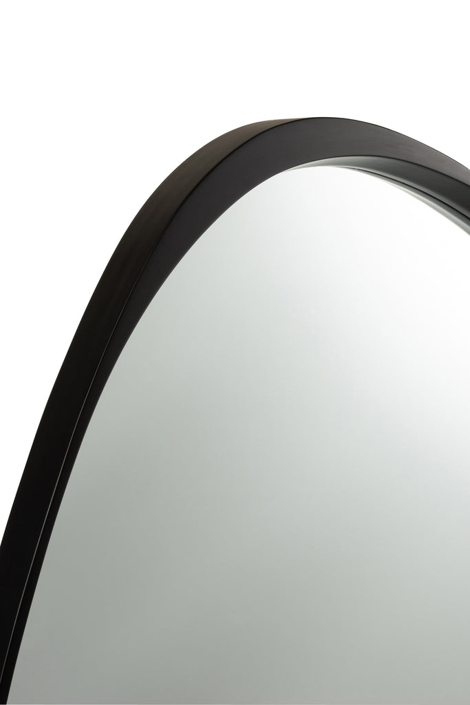 Miroir Giles en MDF noir L - J-LINE