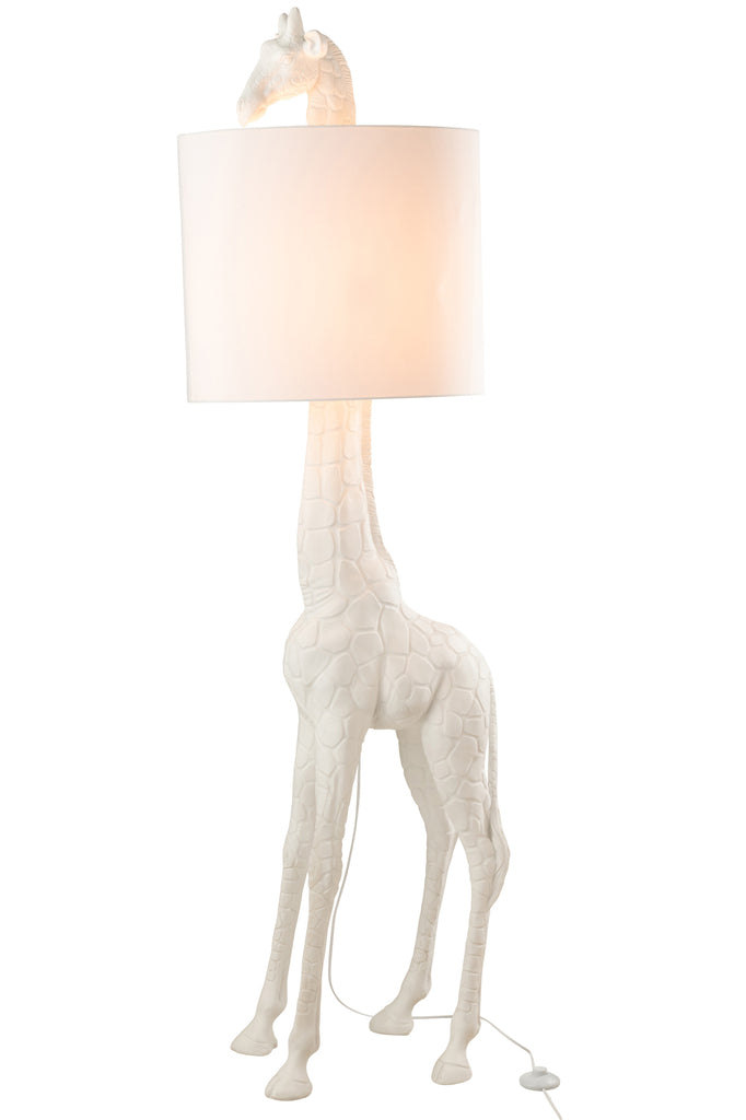 Lampe Girafe Poly Blanc - J-LINE