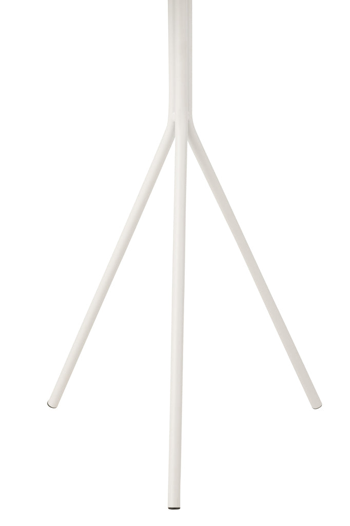 Bijzettafel rond metaal wit - J-LINE