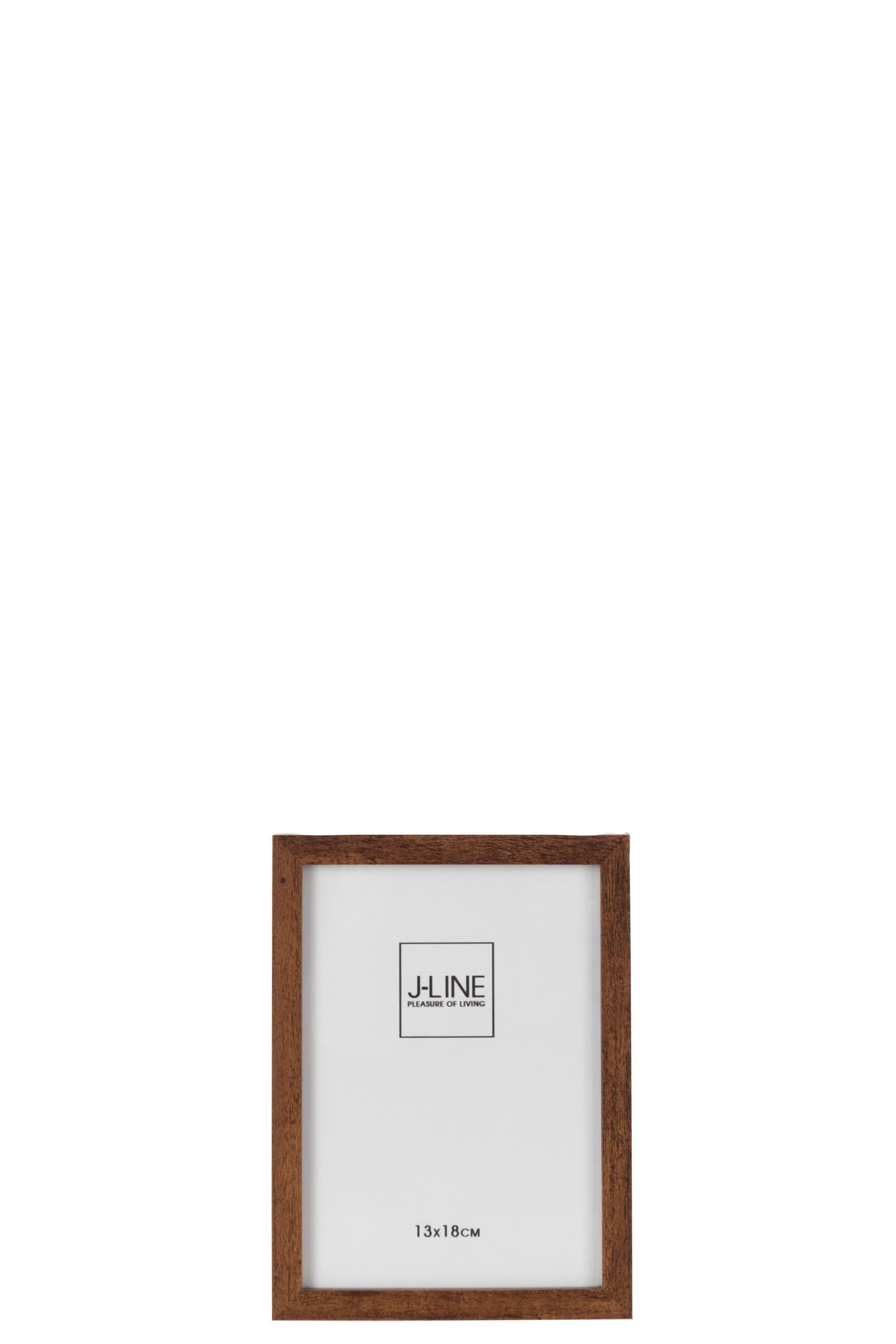 Cadre photo marron foncé S - J-LINE