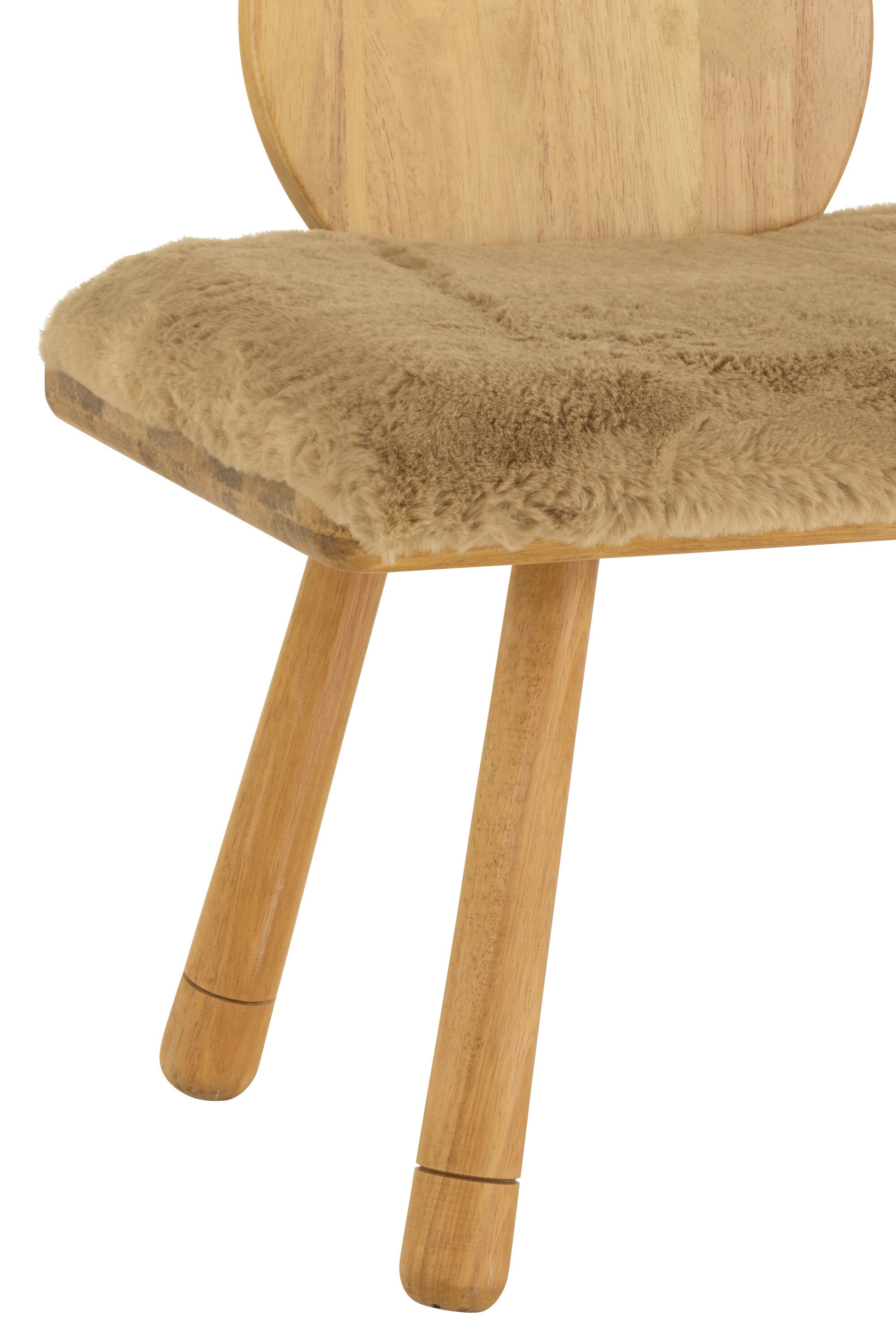 Chaise haute Bear Wood Natural - J-LINE
