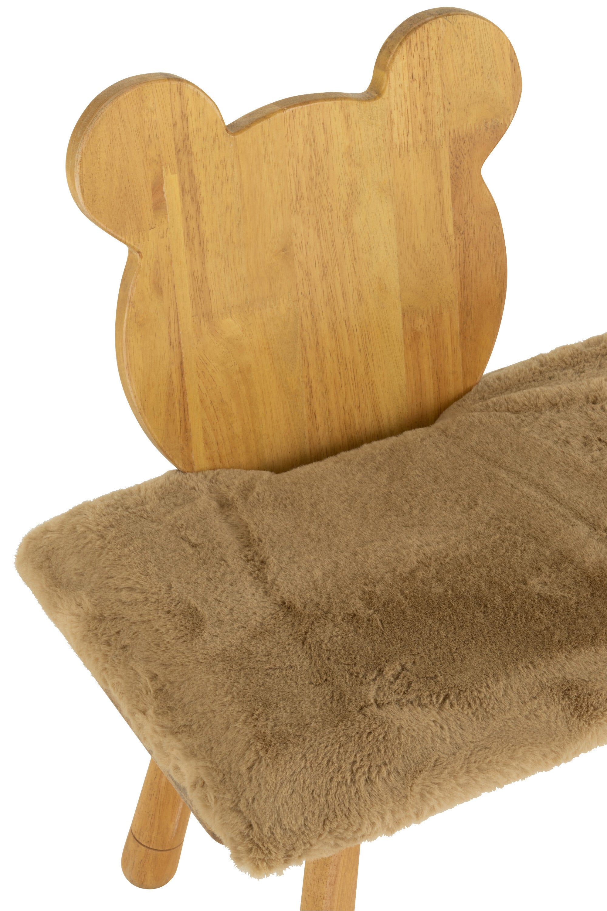 Chaise haute Bear Wood Natural - J-LINE