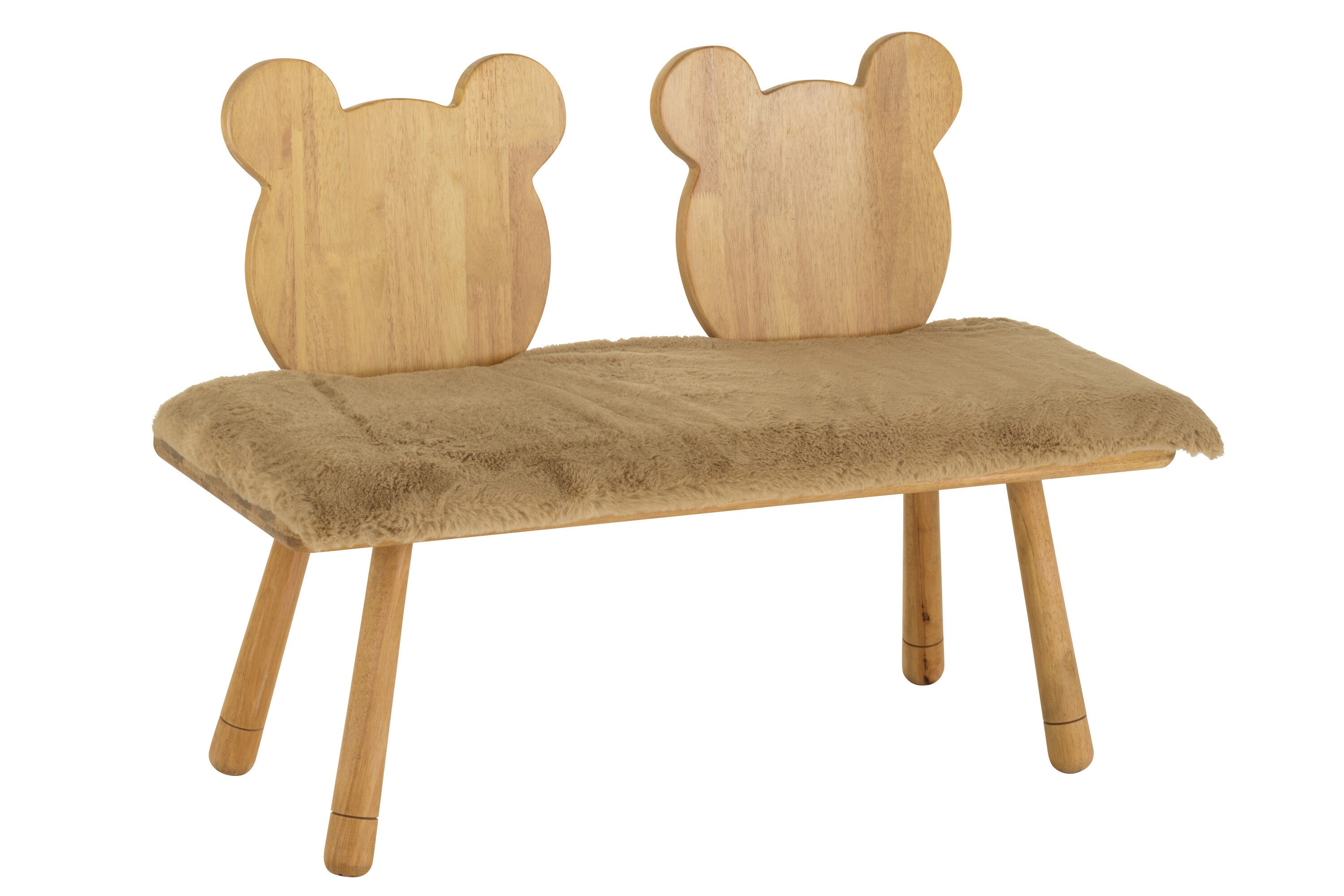 Chaise haute Bear Wood Natural - J-LINE