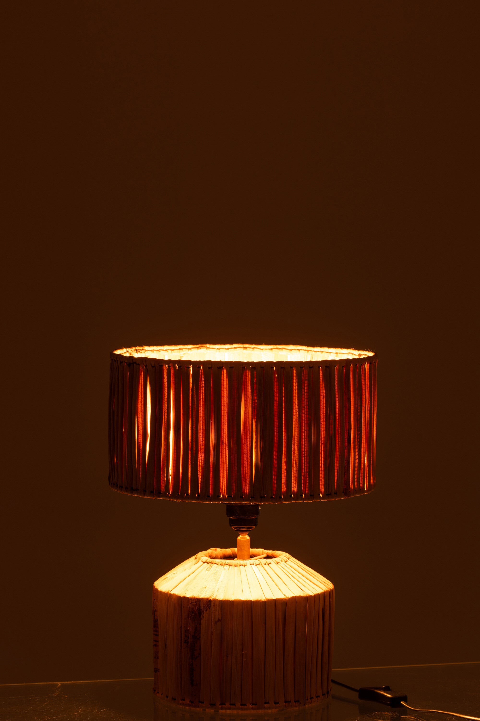 Lampe de table Hanna Feuilles de bananier - J-LINE