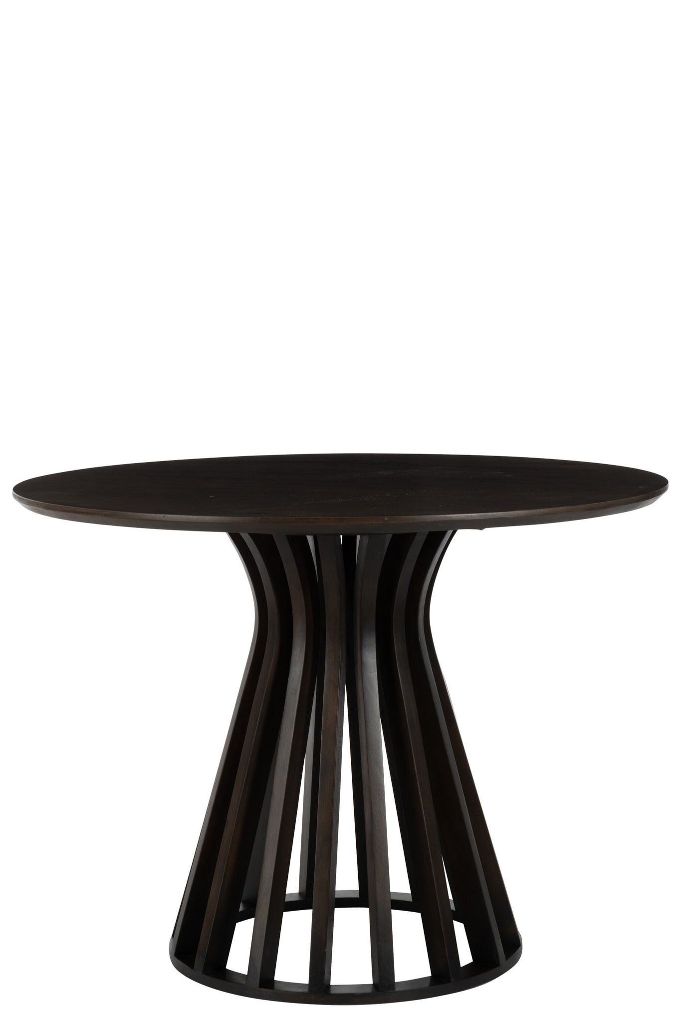 Table à manger Connie bois de manguier brun foncé - J-LINE