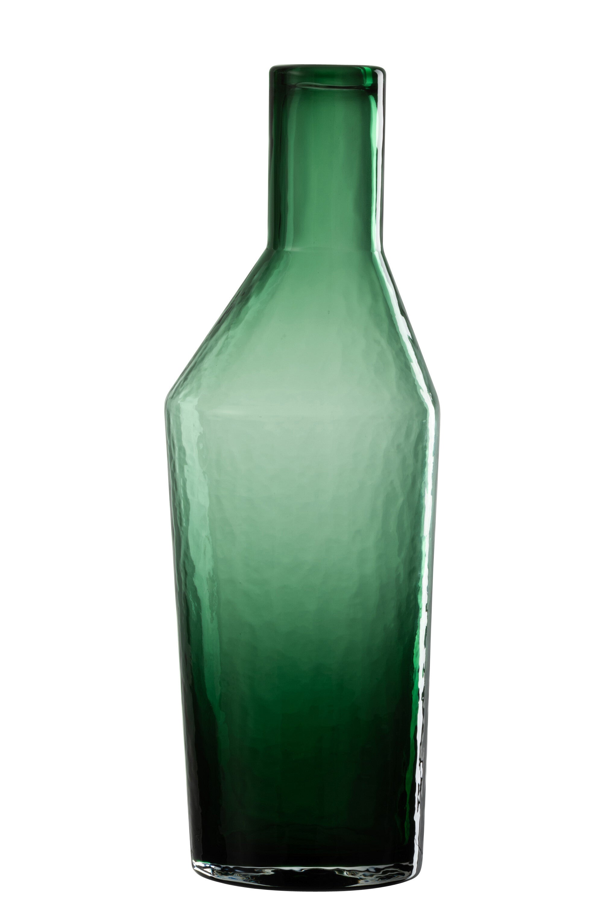 Fles Decoratief Glas Groen L S - J-LINE