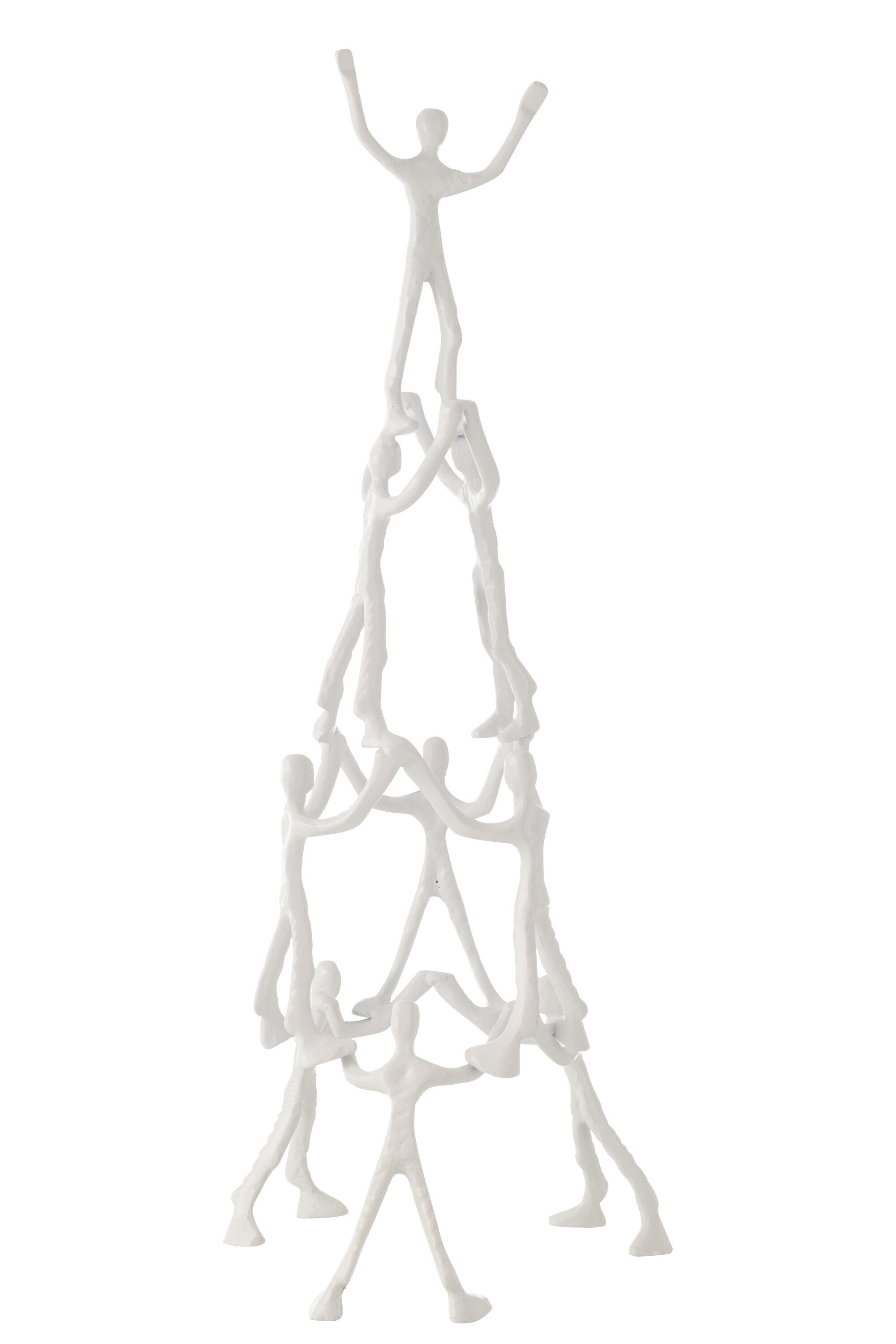 Pyramide en aluminium blanc à 9 personnes - J-LINE