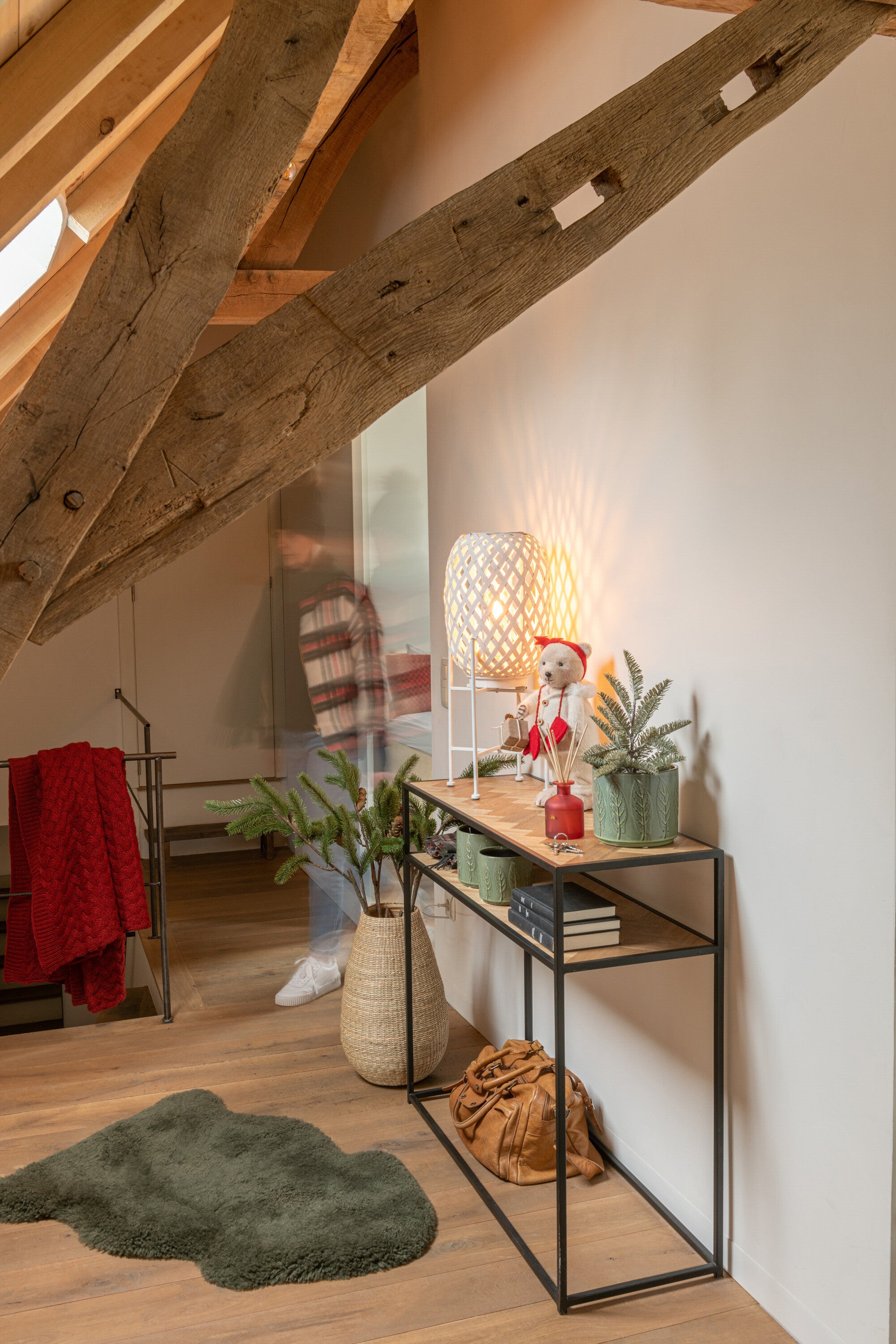 Wandtafel Zigzag Hout/Metaal - J-LINE