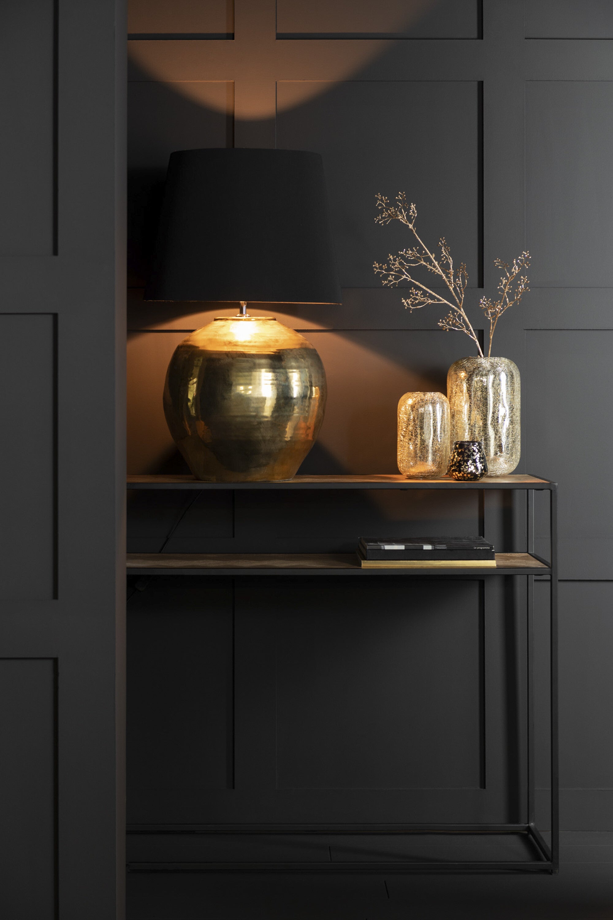 Wandtafel Zigzag Hout/Metaal - J-LINE