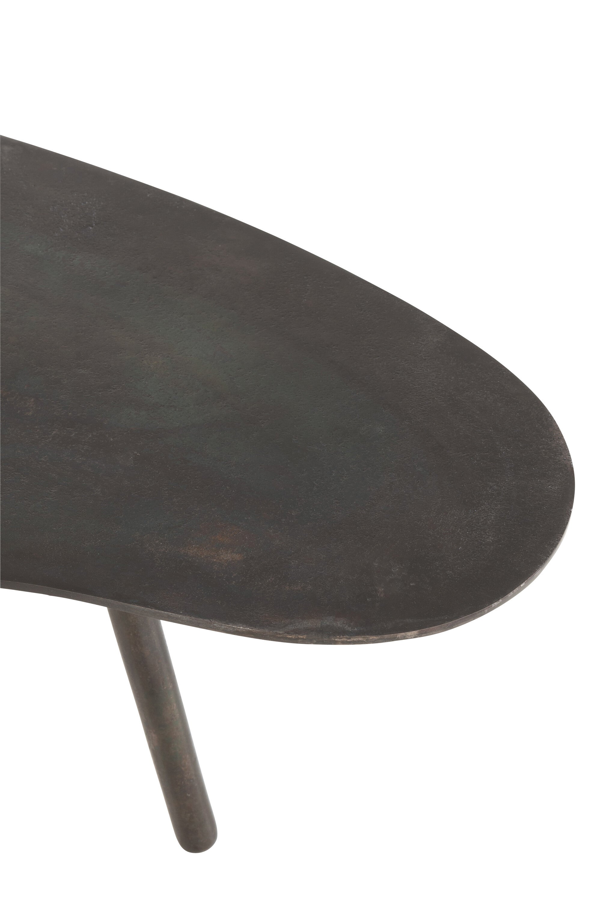 Salontafel Drop Aluminium/IJzer Zwart - J-LINE