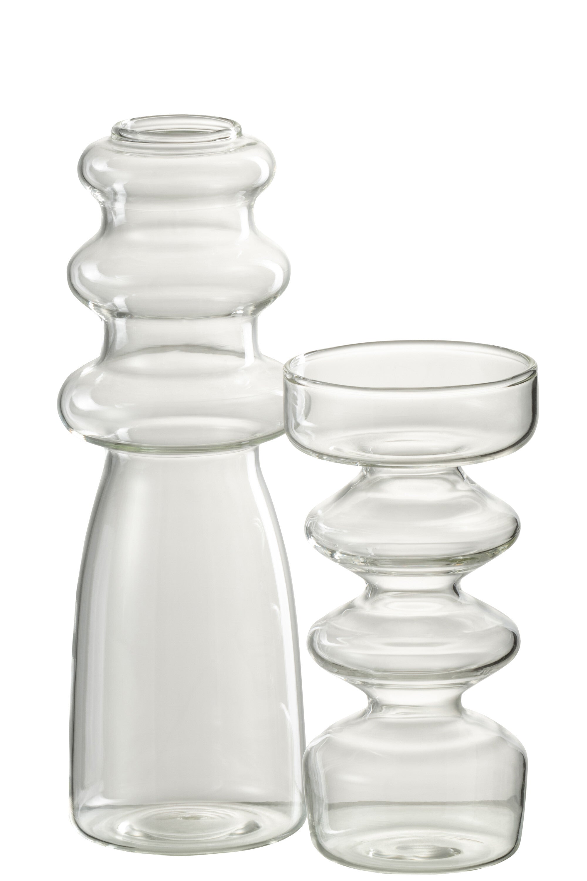 Vase en verre Luna S - J-LINE