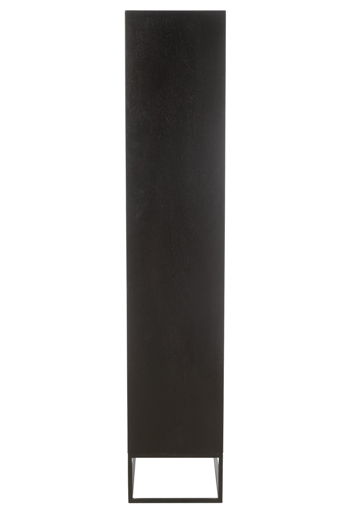Rek Mango Hout/Mdf Zwart J-LINE