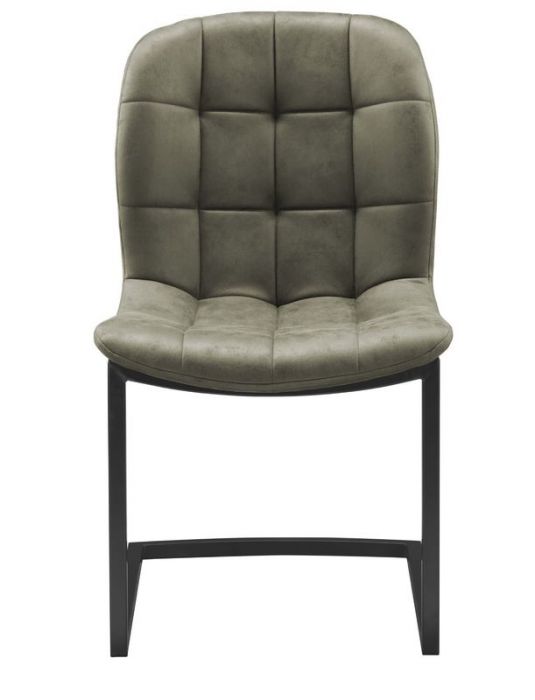 Stoel Savannah zwart - Stof Soft Groen - RVD