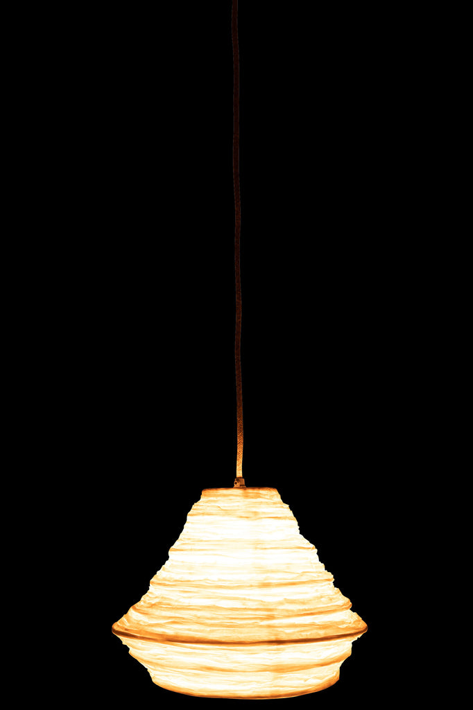 Hanglamp Nest raffia wit - J-LINE