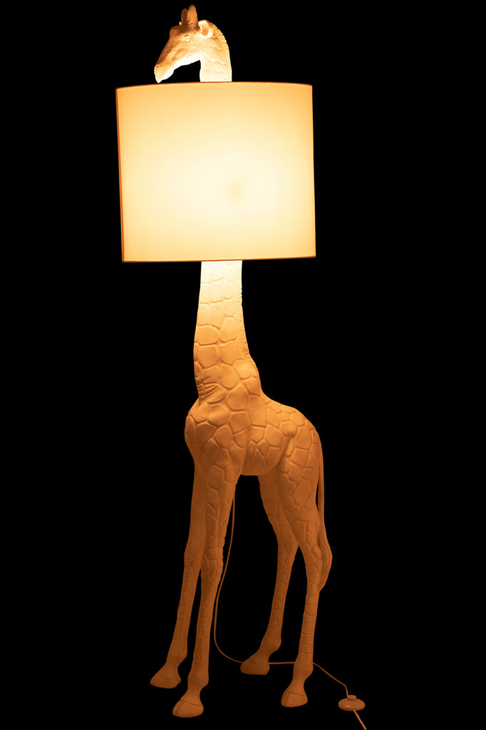 Lampe Girafe Poly Blanc - J-LINE