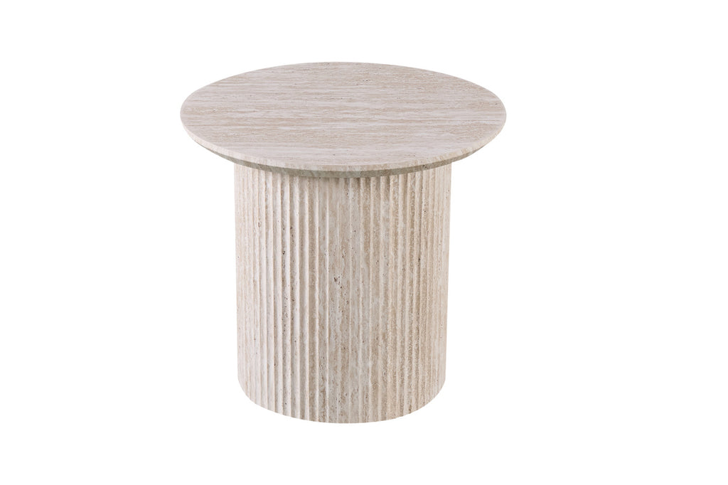 Salontafel 'Lagos' 50 cm Rond Decor Travertin Beige - RS